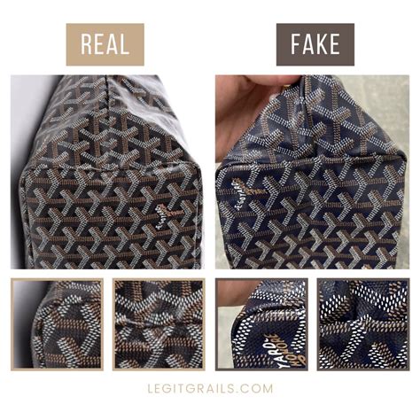 real vs fake goyard tote|knockoff goyard handbags.